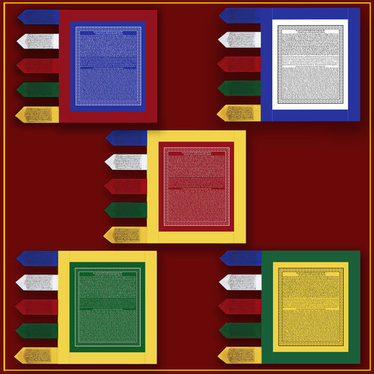 Avert Nuclear War Pole Flags -Set of 5