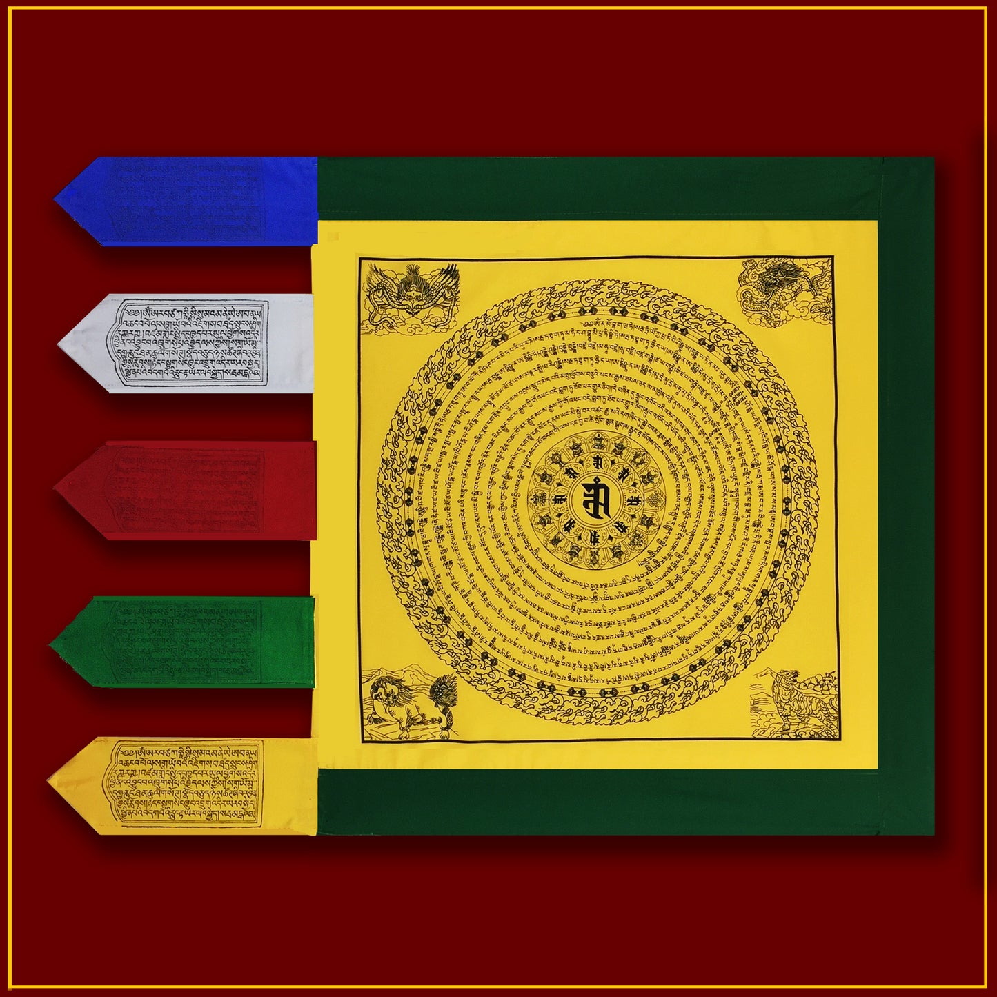 Tsuktor Namgyalma - Yellow 27"x 27"