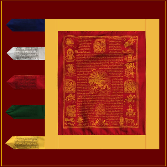 Ling Gesar - Red (28"X34")