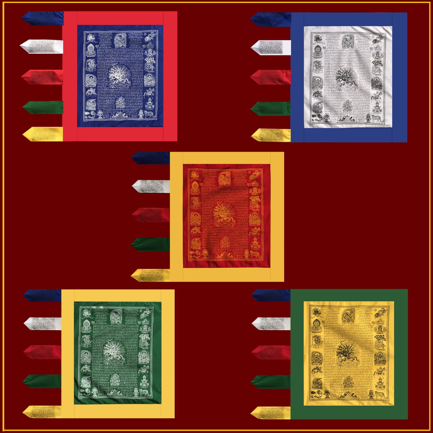 Ling Gesar - Set of 5 (28"X 34"/ each)