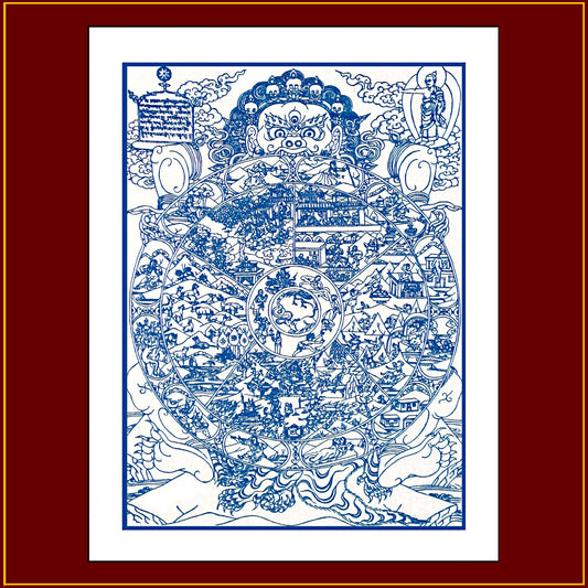 Wheel of Life (12"X 16")