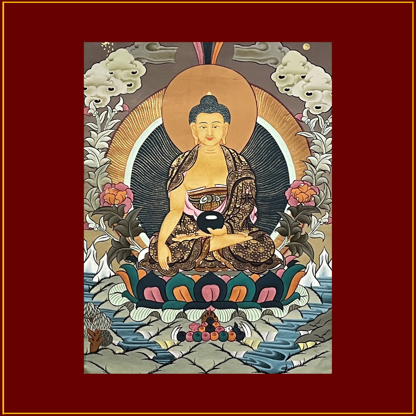 Shakymuni Buddha - Small Thangka